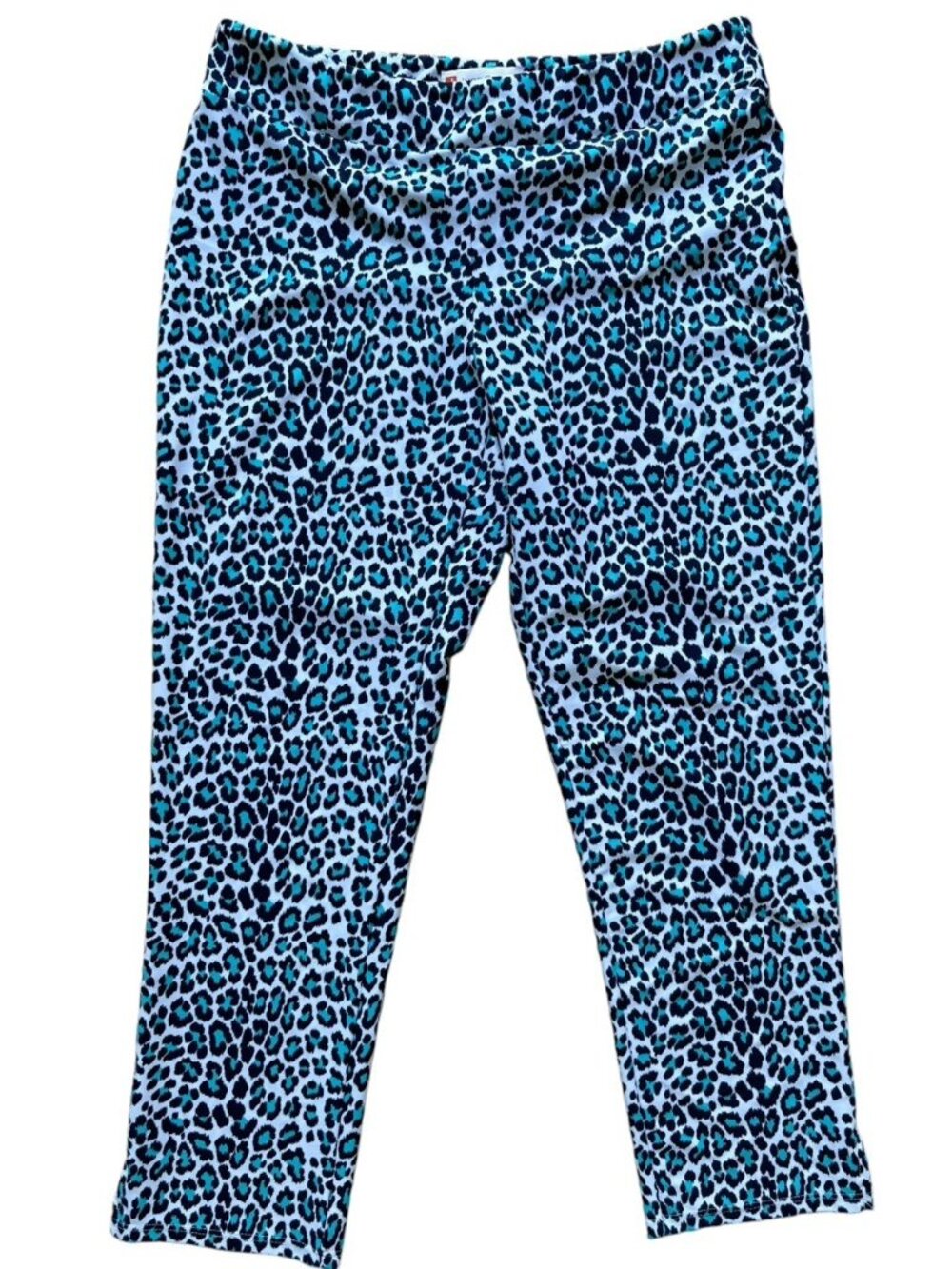 Jude Connally Cropped Lucia Pant Leopard Leggings 201084 Small Animal Print